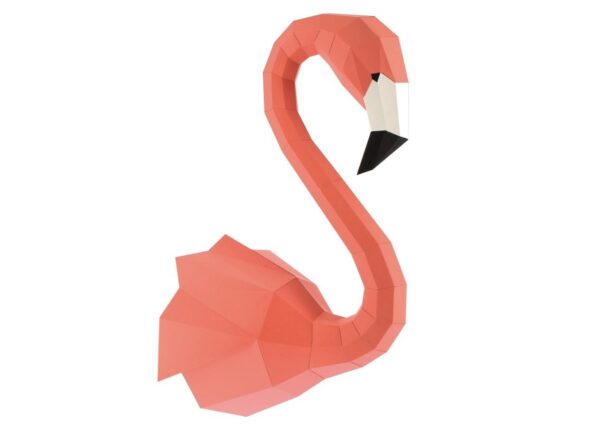 Flamant rose en papier - Agent Paper